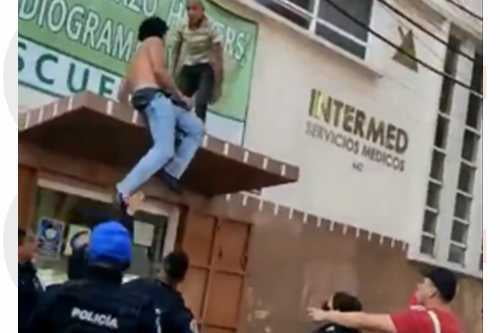 Video: Vecino logra atrapar a ladrón que pretendía escapar por las azoteas